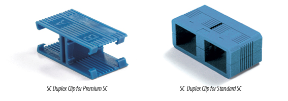 SC连接器双芯夹扣